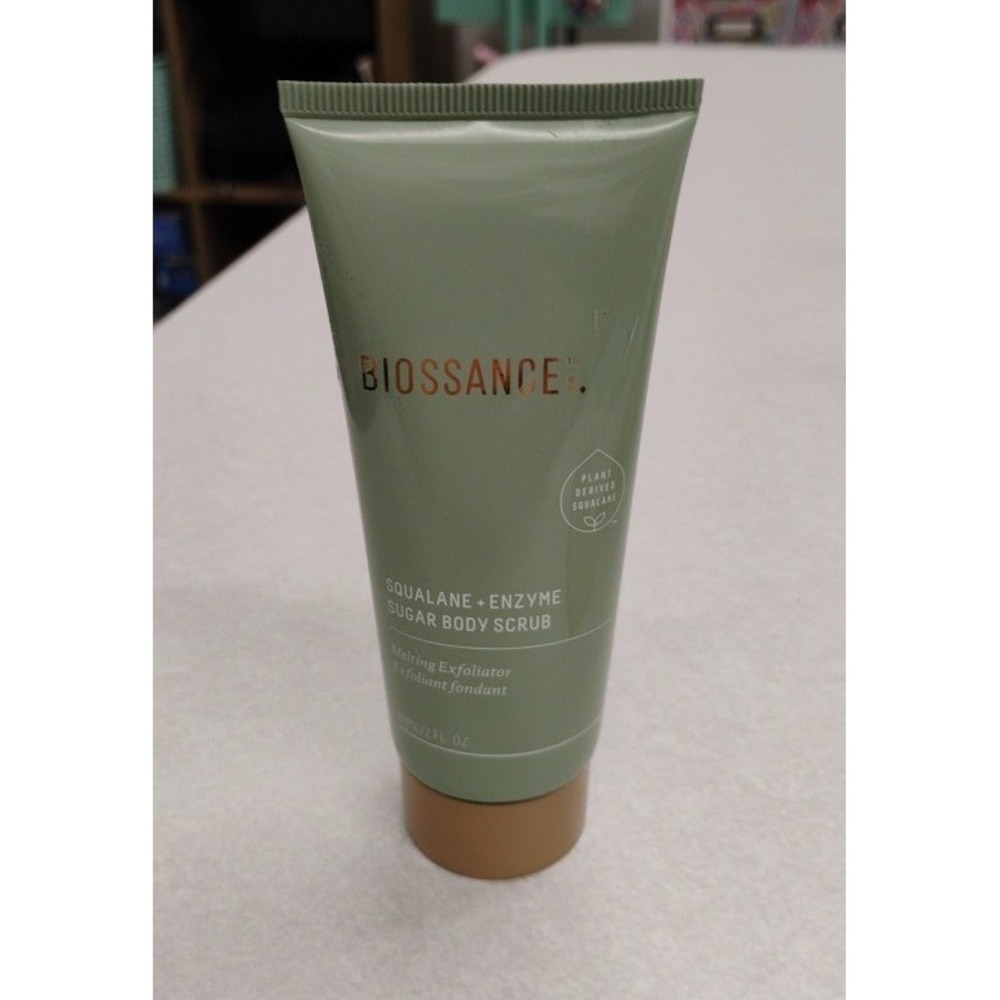 Biossance Squalane Enzyme Sugar Body Scrub Exfoliator 2‎ Fl Oz Travel Size NEW - Picture 3 of 3